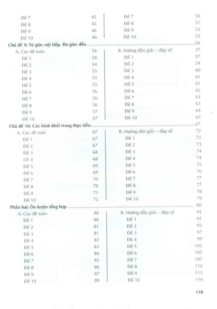 ÔN TẬP - KIỂM TRA NÂNG CAO VÀ PHÁT TRIỂN NĂNG LỰC TOÁN LỚP 9 - TẬP 2 (Theo chương trình GDPT mới)